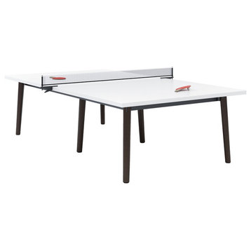 Olio Designs Della Wooden Ping Pong Table in Latte