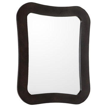 Arlo Rounded Rectangle Mirror, Sable Walnut