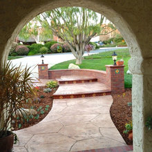 Front Walkway, California Mission Style