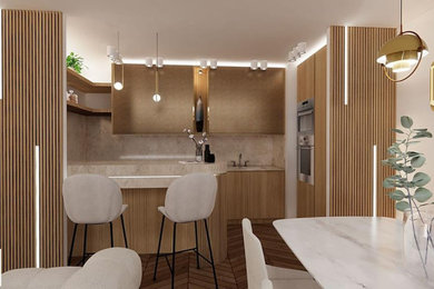 Idées déco pour une cuisine moderne.