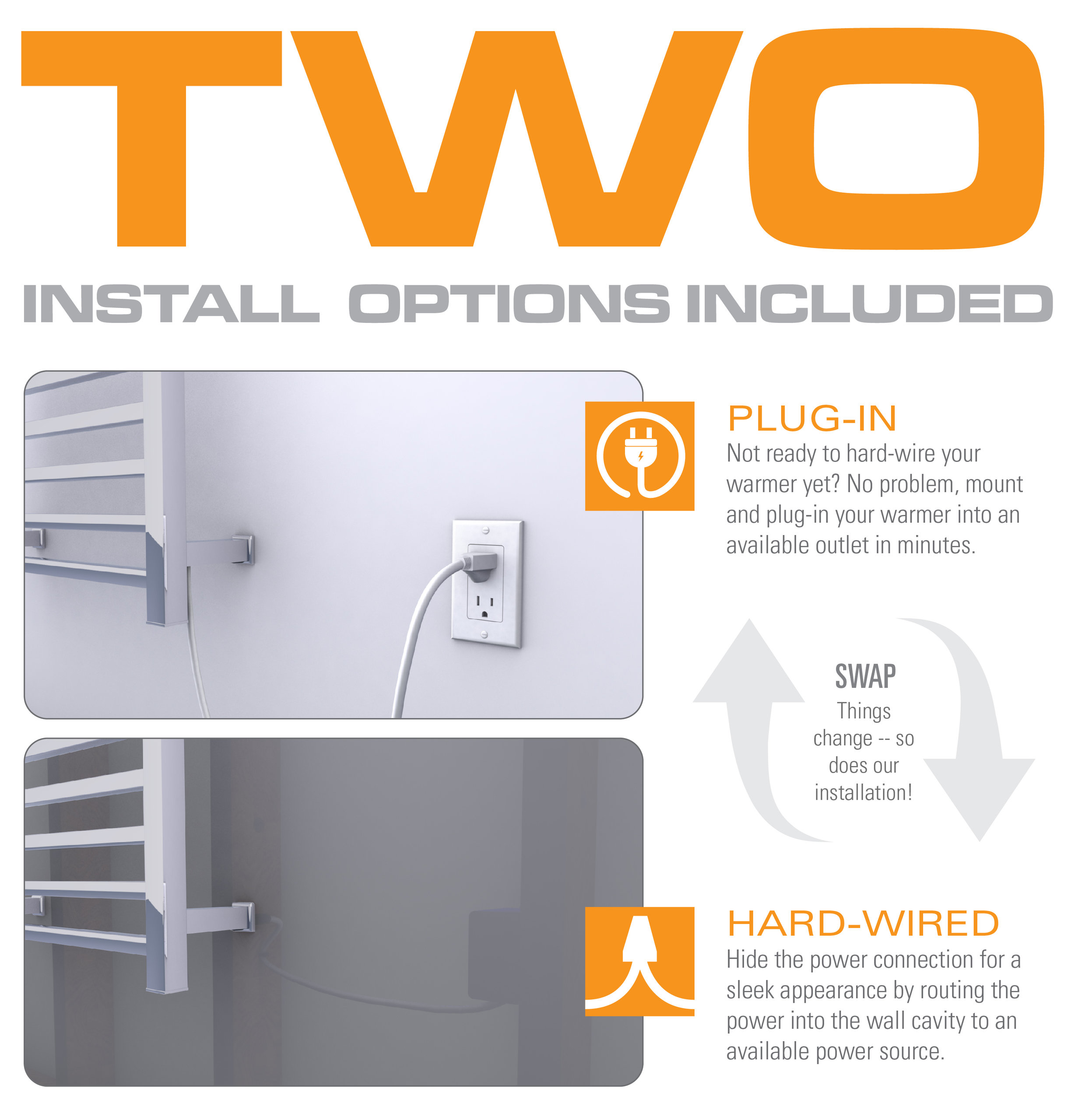 Brandon basics towel warmer modern towel warmers by efex media
