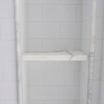Award Winner Prewar Master Bathroom Shower Cubby