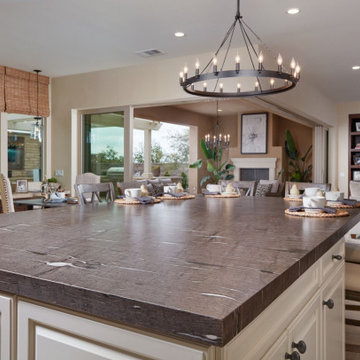Meteor Shower Satin Granite Kitchen