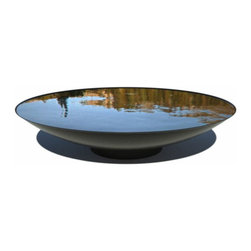 Powder Coated Steel Water Bowl - Garden Water Features