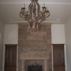 ACC-04 Custom Iron Fireplace Screens - Home Decor