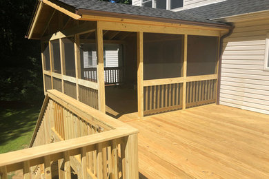 New Deck & Screened In Porch Area