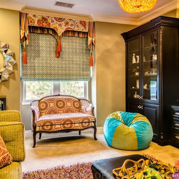 Moroccan Inspired Teen Girls Bedroom - California Private Residence