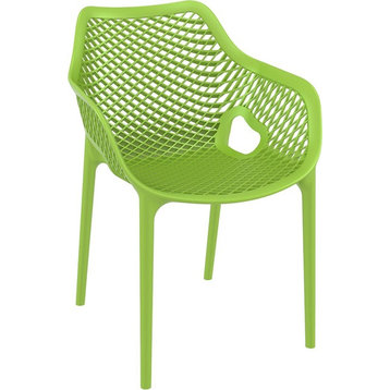 Air XL Outdoor Dining Arm Chair Tropical Green