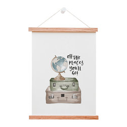 Oh The Places You'll Go Print - Drawings And Illustrations