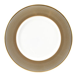 The New English - The New English Benday Gold Dinner Plate - Dinner Plates
