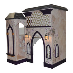 Swiss Chalet Loft Bed w Playhouse - Products