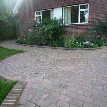 Front garden driveway