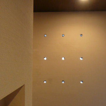 雑木林に建つ家