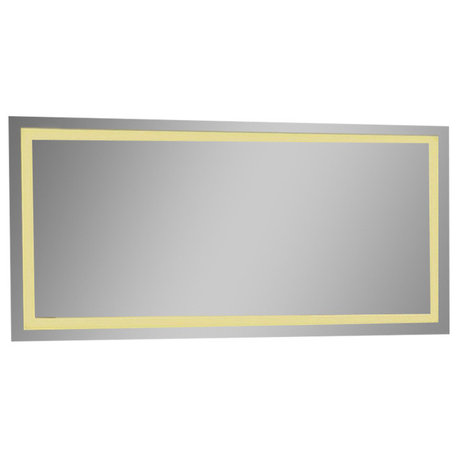 IB MIRROR Dimmable Lighted Bathroom Mirror Harmony 24"x48" 3000 K