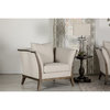 Coaster Lorraine Transitional Fabric Upholstered Chair in Beige