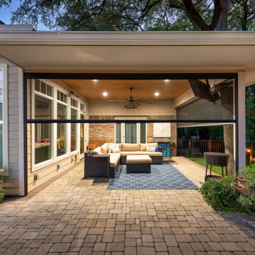 Custom Creekside Deck with Screened Porch & Poolside Living