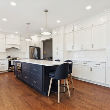 Collegeville Kitchen Remodel — Custom Cabinetry, Quartz Countertops & Hardwood