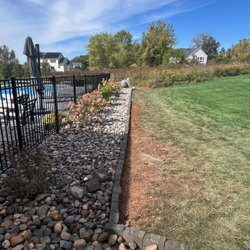 Yard Drainage Installation Guilderland, NY Stone Trench