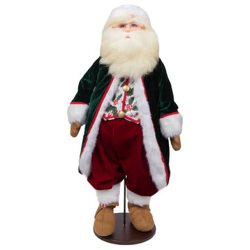 Vickerman 28" Jingle Bell Collection Santa Doll with Stand