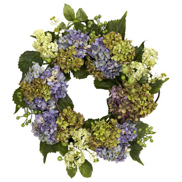 16" Hydrangea Wreath