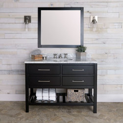 Everett 48" Oak Console Vanity - Bathroom Vanities And Sink Consoles