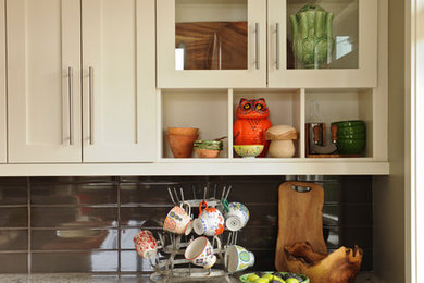 Eclectic kitchen photo in Vancouver