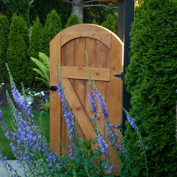 Barn Door Inspired Front Gate