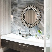 backsplash in bathroom