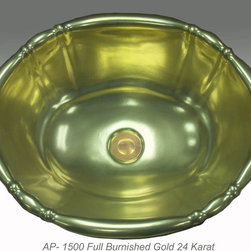 Full Gold & Platinum Decorations - Bathroom Sinks
