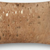 P0520 Pillow, Tan, Gold, 13"x21" Cover With Poly