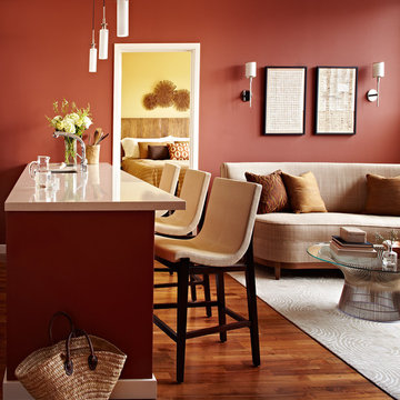 contemporary eco-friendly living room