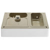 St. Tropez 24"x18" Ceramic Wall Hung Sink with Right Side Faucet Mount