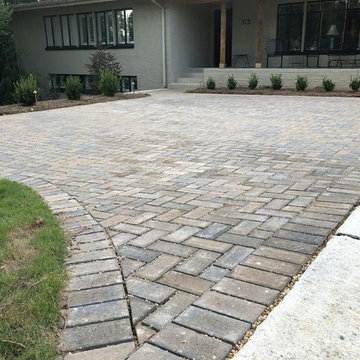 Driveway Parking Addition, Porch Extension, Landscape, and Low Voltage Lighting