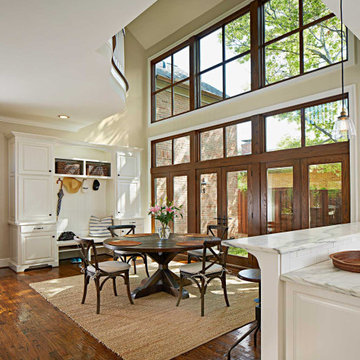 University Park Traditional White Kitchen