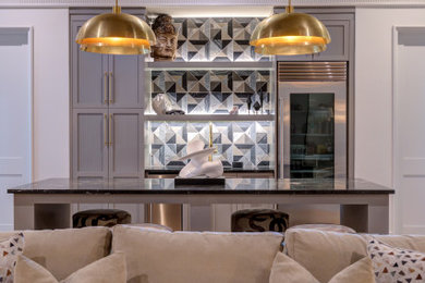 Home bar - home bar idea in Raleigh