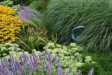 This is an example of a traditional landscaping in Portland Maine.