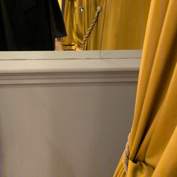 Grigio e oro per un negozio di moda