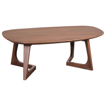 Mid - Century Modern Godenza Coffee Table Small - Brown