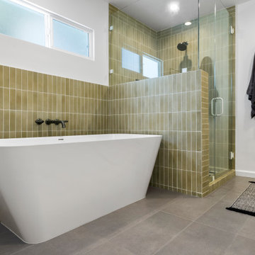Illusion of Space, Master Bath Remodel in Silver Lake, CA