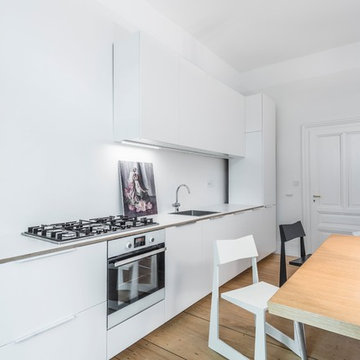 Küchenplanung Wohnküche im Altbau