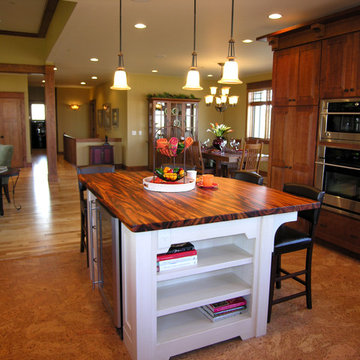 Missoula Traditional Craftsman Kitchen Island