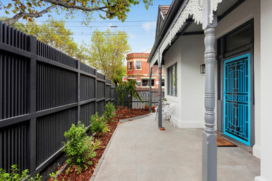 Inspiration for a small traditional exterior in Melbourne.