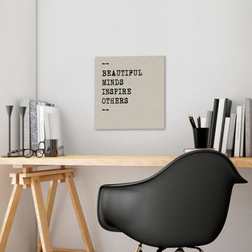 "Beautiful Minds Inspire" Painting Print on Wrapped Canvas