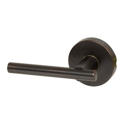 Designers Impressions - Designers Impressions Kain Design Door Lever, Oil Rubbed Bronze, Dummy, Inactive - Door Levers