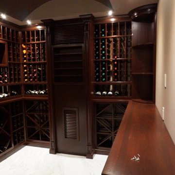 Yang- Dark Wood Wine Cellar