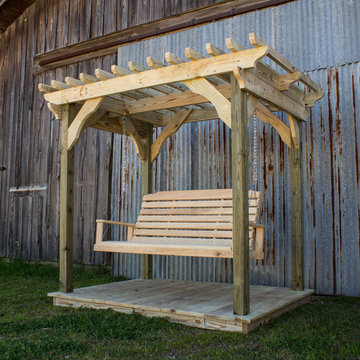 Treated Pine Mini Pergolas.