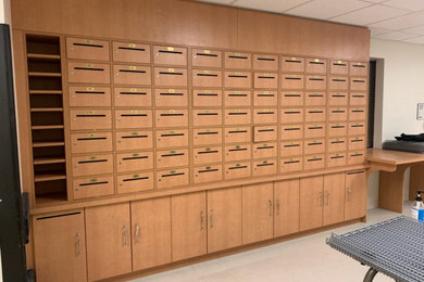 Mail Room unit at Mcnair Center Baylor College of Medicine. Houston, Texas