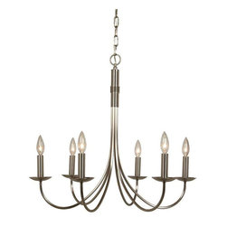 Art Craft Lighting - Artcraft Lighting Stainless Steel Single-Tier Chandelier - Chandeliers