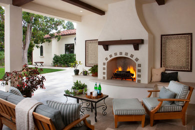 Inspiration for a mediterranean patio remodel in San Diego