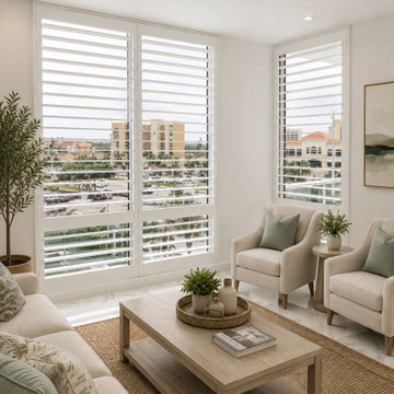 Sliding Glass Doors Shutters - A Touch of Luxury | Plantation Shutters
